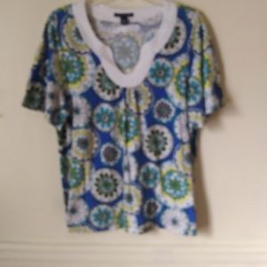 Women's 1X Tommy Hilfiger Vintage  Mandela Top